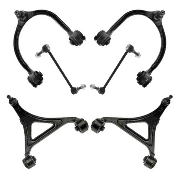 Front Upper and Lower Control Arms with Ball Joints and Sway Bar Links (07-11 AWD Charger)