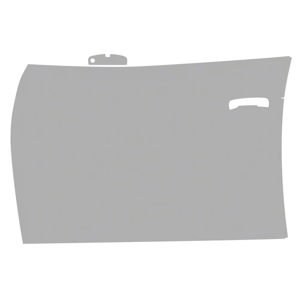Paint Protection PPF Pre-Cut Kit; Full Front Driver Side Door; Gloss (20-23 Charger Scat Pack Widebody)