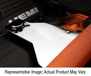 Polished Water Tank Cover with Cap and Carbon Fiber Top Plate (11-18 Charger)