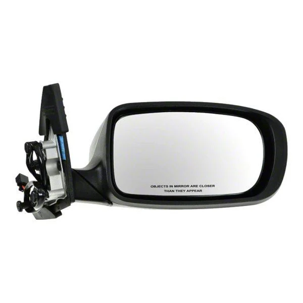 Powered Manual Folding Mirror; Paint to Match Black; Passenger Side (11-14 Charger)