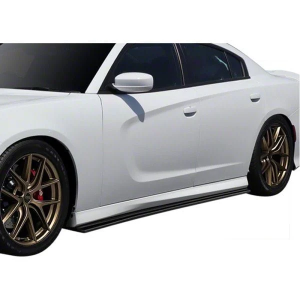 Rspec Side Skirt Rocker Panels; Unpainted (11-23 Charger)