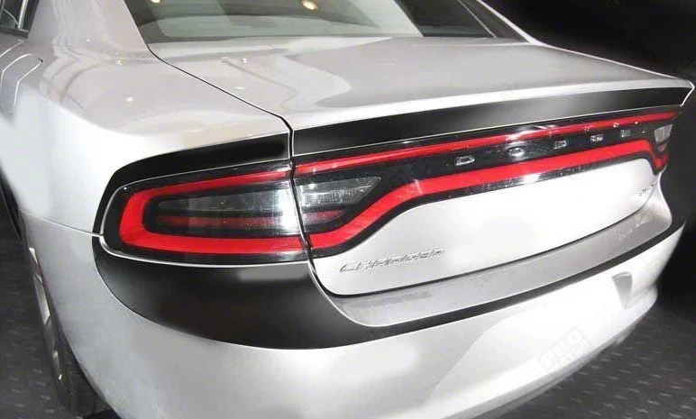 Trunk Deck and Rear Blackout Stripes; Gloss Black (19-23 Charger)