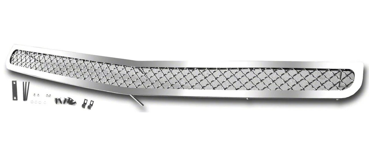 Wire Mesh Lower Grille; Chrome (06-10 Charger, Excluding SRT8)