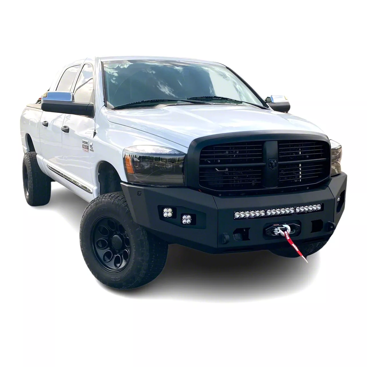 Attitude Series Winch Front Bumper; Black Textured (06-09 RAM 2500)