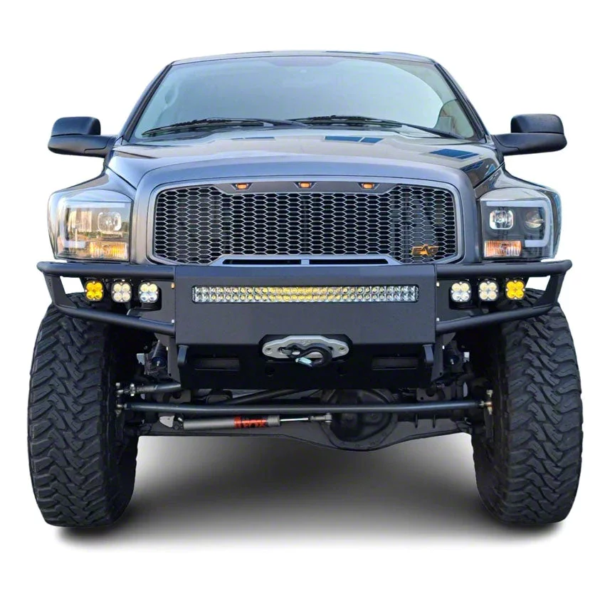 Diablo Series Winch Front Bumper; Black Textured (06-09 RAM 2500)