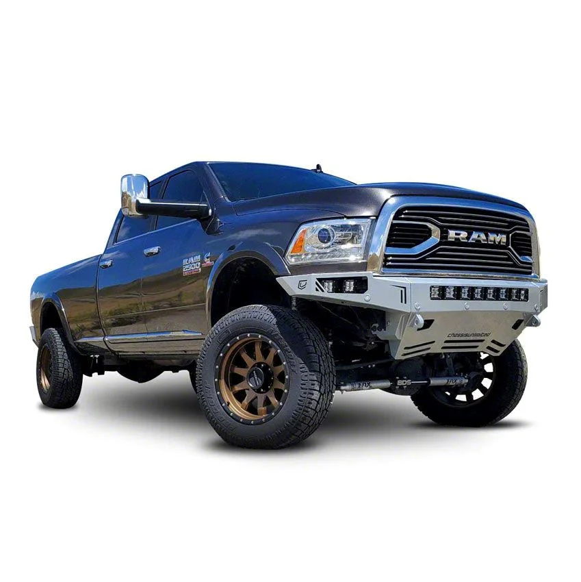 Octane Series Front Bumper; Pre-Drilled for Front Parking Sensors; Black Textured (10-18 RAM 2500)
