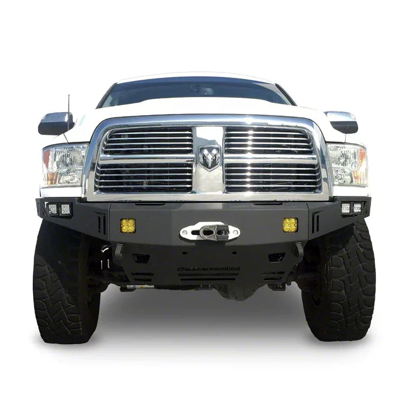 Octane Series Winch Front Bumper; Pre-Drilled for Front Parking Sensors; Black Textured (10-18 RAM 2500)