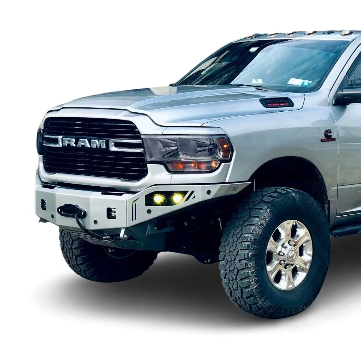 Octane Series Winch Front Bumper; Pre-Drilled for Front Parking Sensors; Black Textured (19-26 RAM 2500)