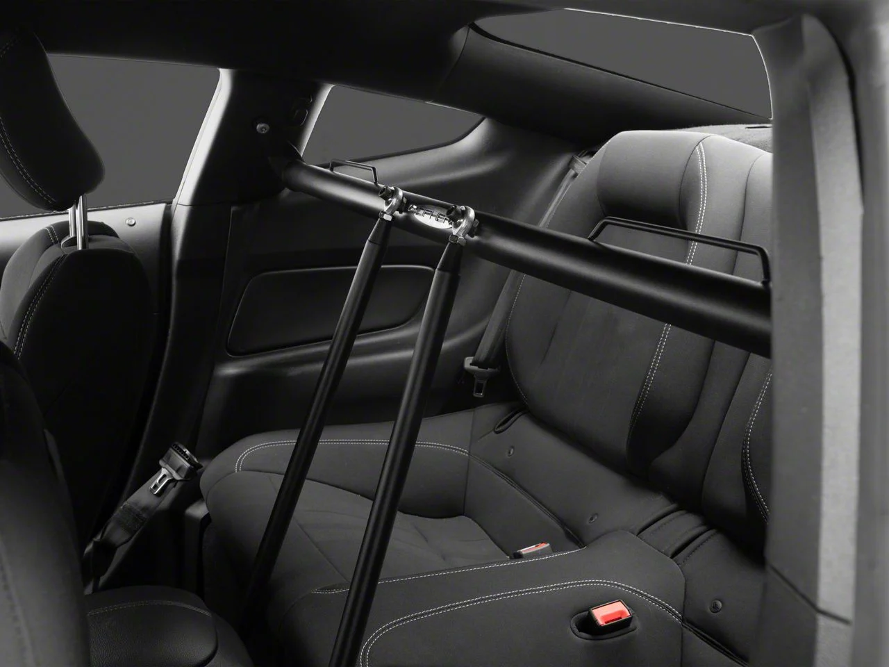 Cipher Auto Custom Seat Harness Bar; Black (15-26 Mustang)