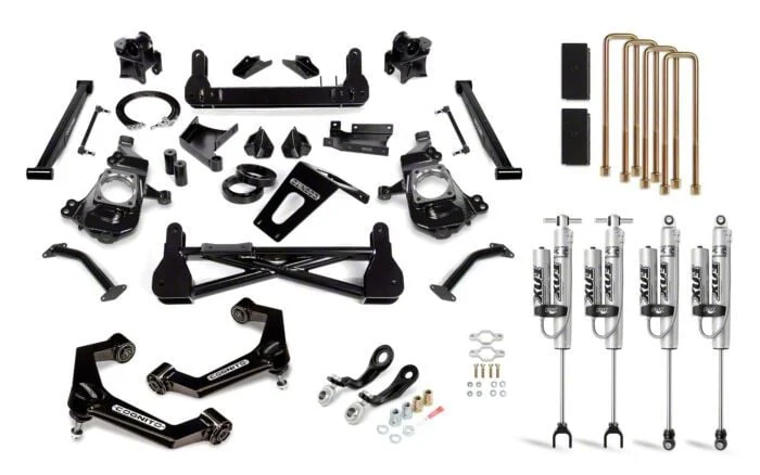 Cognito Motorsports 7-Inch Performance Suspension Lift Kit with FOX PSRR 2.0 Shocks (20-26 Silverado 2500 HD)