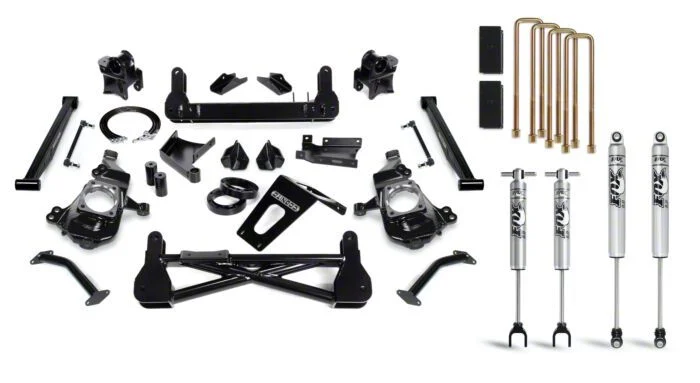 Cognito Motorsports 7-Inch Standard Suspension Lift Kit with FOX PSMT 2.0 Shocks (20-26 Silverado 2500 HD)