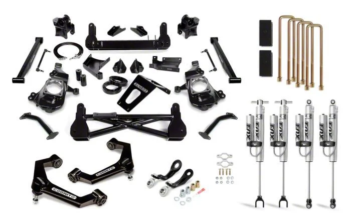 Cognito Motorsports 7-Inch Performance Suspension Lift Kit with FOX PSRR 2.0 Shocks (20-26 Silverado 3500 HD)