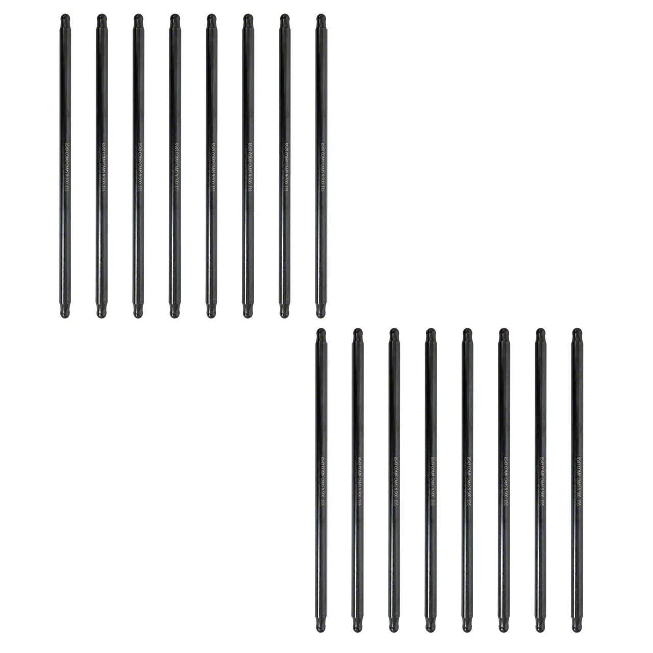 Comp Cams Hi-Tech Pushrods; 6.850 to 8.150-Inch Length; Set of 16 (09-23 5.7L HEMI, 6.4L HEMI Charger)