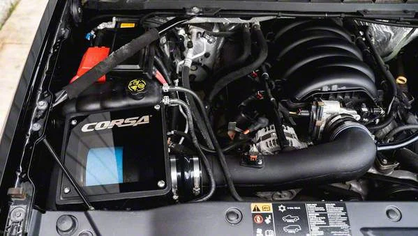Corsa Performance Closed Box Cold Air Intake with Donaldson PowerCore Dry Filter (15-20 5.3L Yukon)
