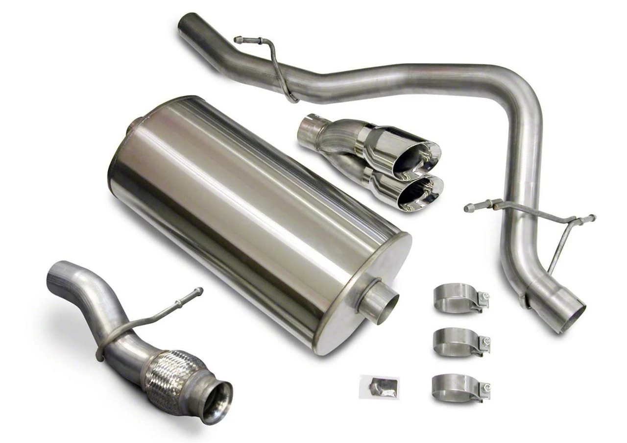 Corsa Performance Sport Single Exhaust System with Polished Tips; Rear Exit (09-14 5.3L Yukon)
