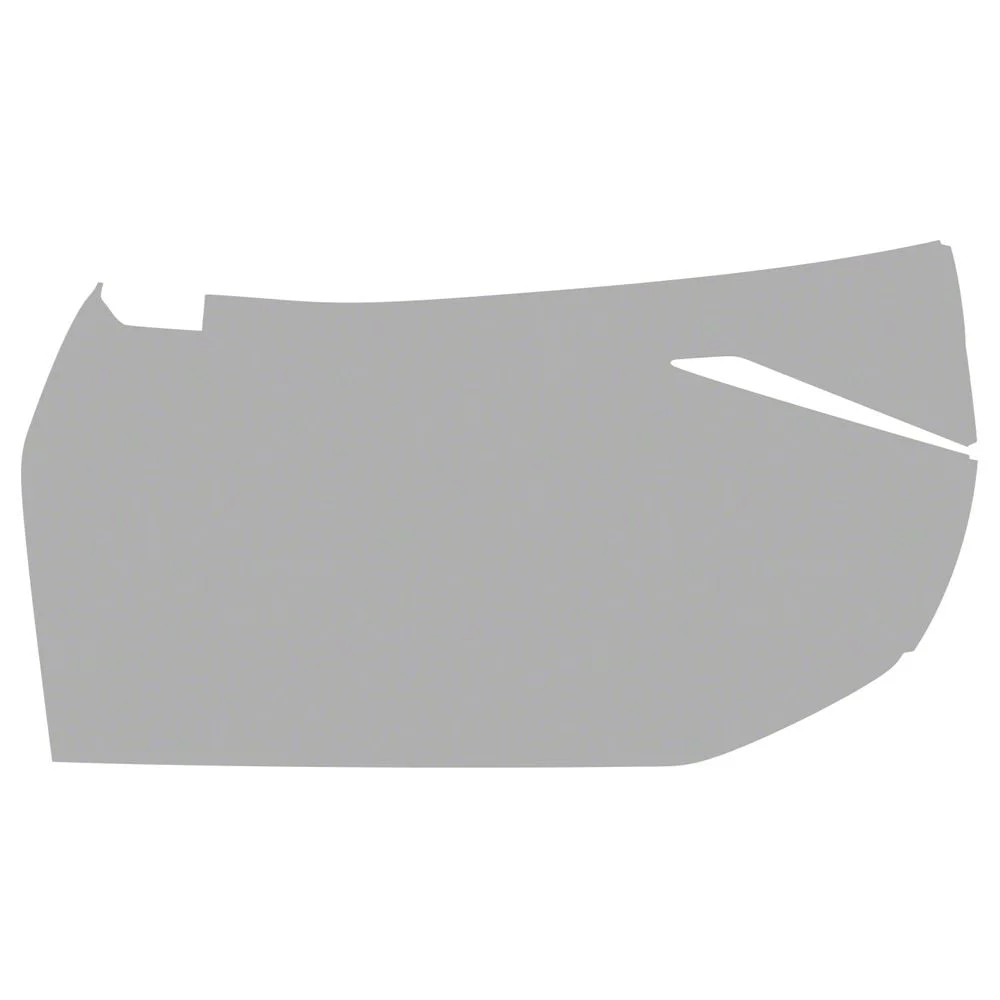 Paint Protection PPF Pre-Cut Kit; Full Driver Side Door; Gloss (20-26 Corvette C8 Convertible)