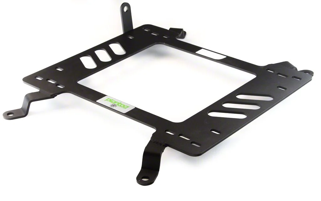 Standard Bolt Pattern Seat Bracket with Seat Belt Tab on Inboard Side Only; Driver Side (05-19 Corvette C6 & C7, Excluding 09-13 ZR1)