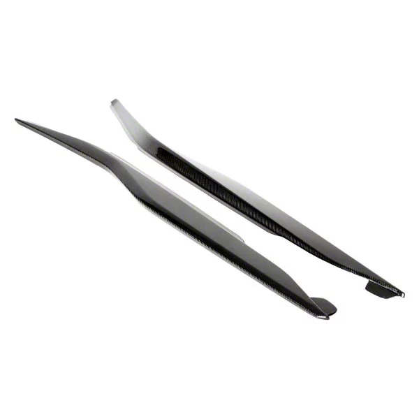 STOCK Side Skirts; Carbon Fiber (14-19 Corvette C7, Excluding ZR1)