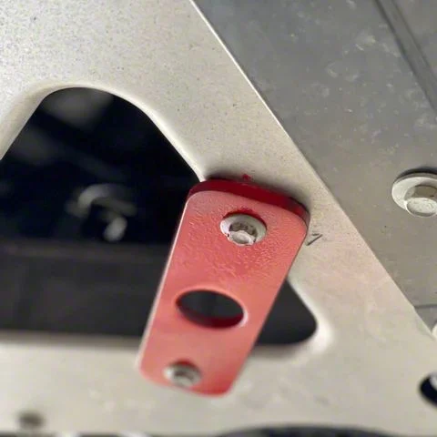 Strap Points; Red (20-26 Corvette C8)