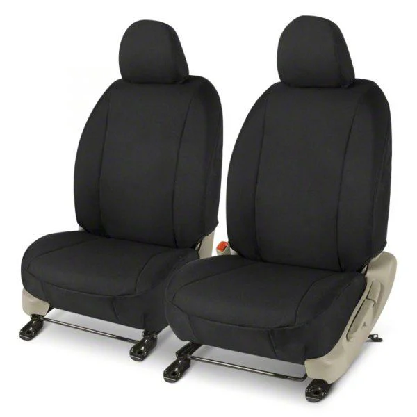 Covercraft Precision Fit Seat Covers Endura Custom Front Row Seat Covers; Black (16-24 Camaro Coupe w/o RECARO Seats)