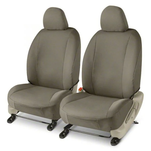Covercraft Precision Fit Seat Covers Endura Custom Front Row Seat Covers; Charcoal (10-15 Camaro)
