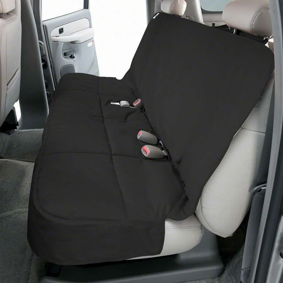 Covercraft Canine Covers Semi-Custom Rear Seat Protector; Charcoal (08-14 Challenger)