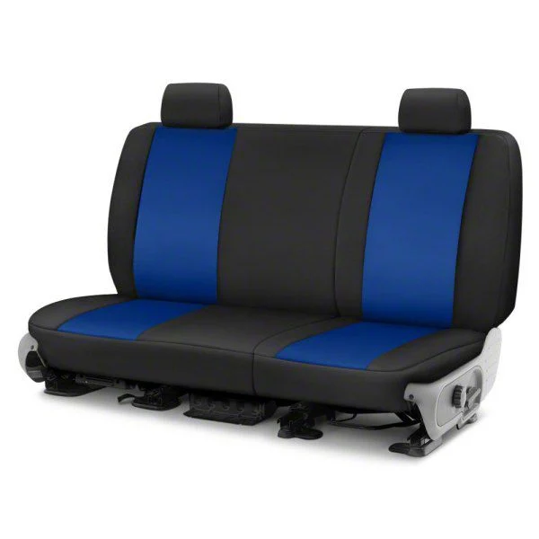 Covercraft Precision Fit Seat Covers Endura Custom Second Row Seat Cover; Blue/Black (06-10 Charger)