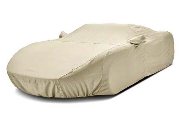 Covercraft Custom Car Covers Flannel Car Cover; Tan (06-23 Charger w/o Rear Spoiler, Excluding Widebody)