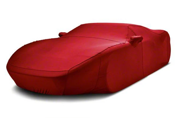 Covercraft Custom Car Covers Form-Fit Car Cover with Antenna Pocket; Bright Red (06-23 Charger w/o Rear Spoiler, Excluding Widebody)