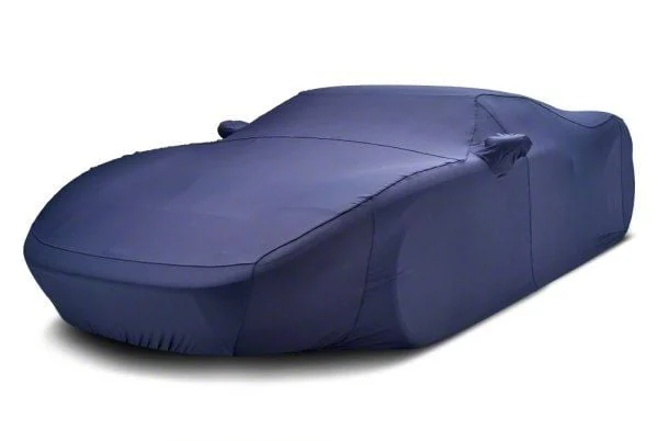 Covercraft Custom Car Covers Form-Fit Car Cover with Antenna Pocket; Metallic Dark Blue (20-23 Charger Widebody w/ Rear Spoiler)
