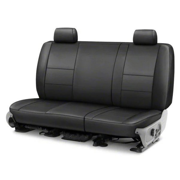 Covercraft Precision Fit Seat Covers Leatherette Custom Second Row Seat Cover; Black (06-10 Charger)