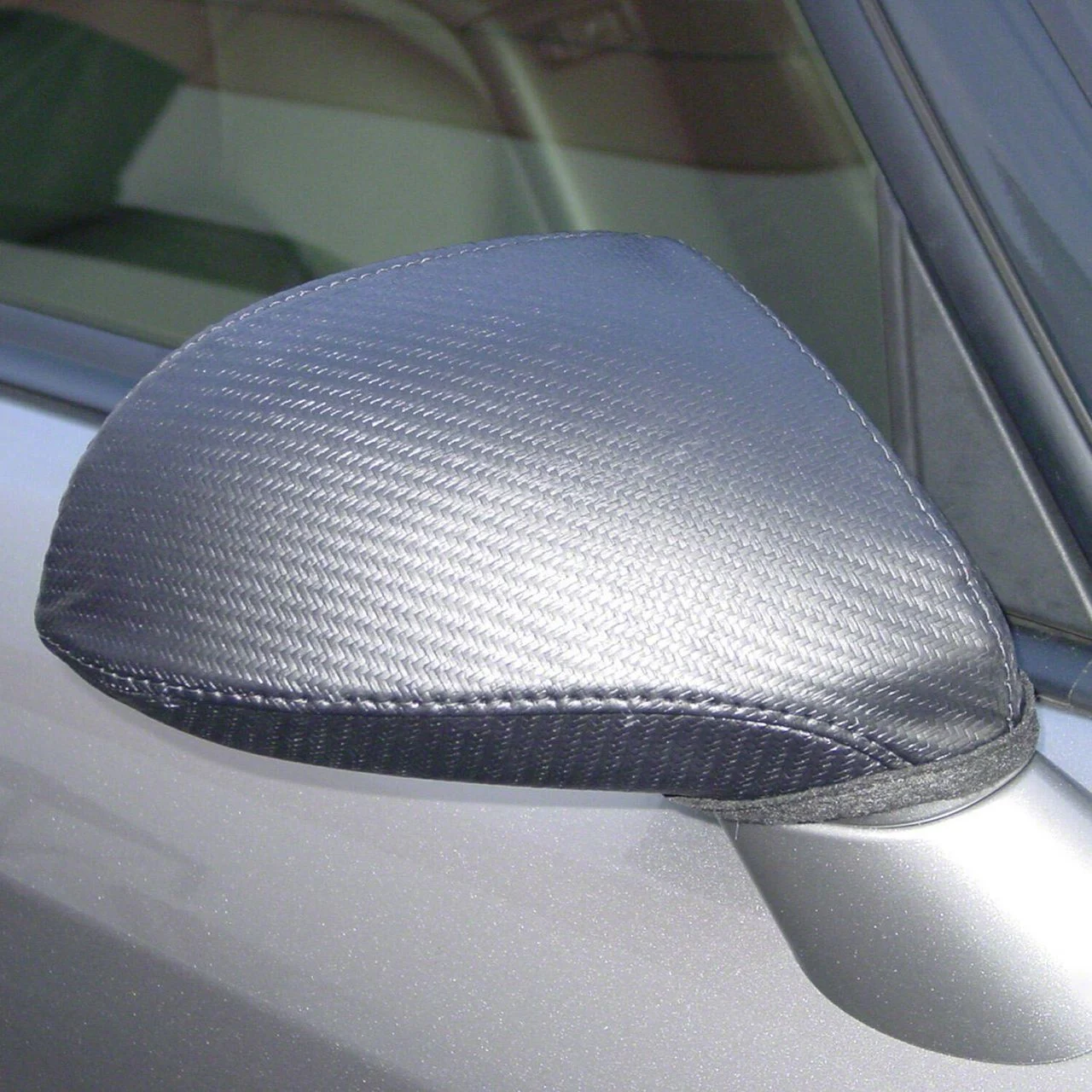 Covercraft Colgan Custom Mirror Bra; Carbon Fiber (14-19 Corvette C7 Stingray)