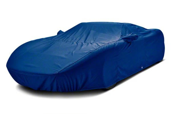 Covercraft Custom Car Covers Sunbrella Car Cover; Pacific Blue (10-13 Corvette C6 427 Convertible, Grand Sport Convertible)