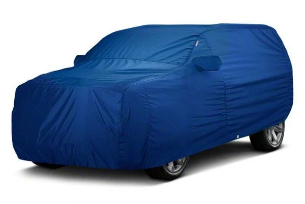 Covercraft Custom Car Covers Sunbrella Car Cover; Pacific Blue (20-26 Corvette C8 w/o Low Spoiler)
