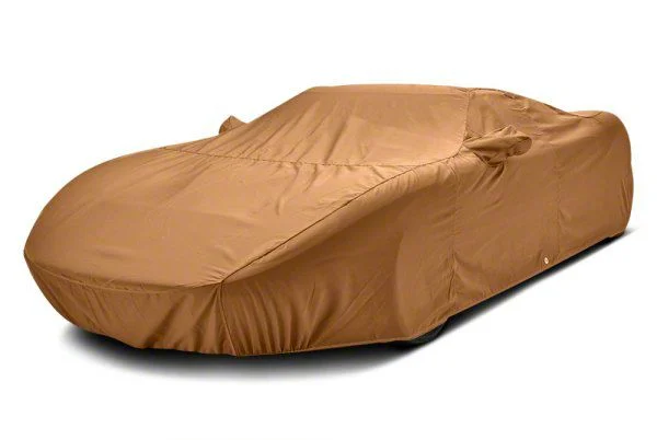 Covercraft Custom Car Covers Sunbrella Car Cover; Toast (05-13 Corvette C6 Base Convertible)