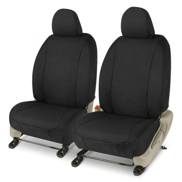 Covercraft Precision Fit Seat Covers Endura Custom Front Row Seat Covers; Black (15-23 Mustang Convertible)