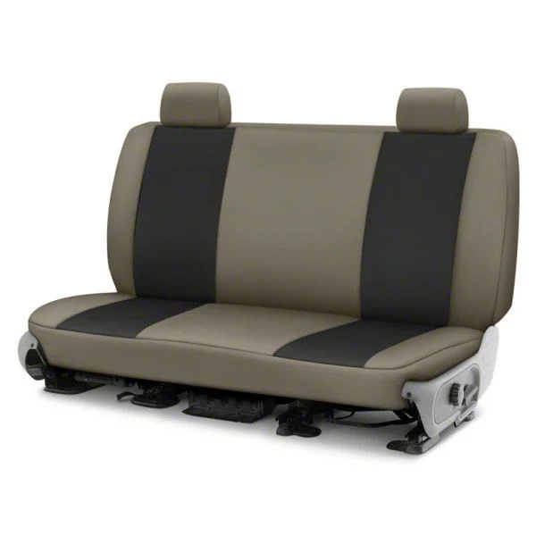 Covercraft Precision Fit Seat Covers Endura Custom Second Row Seat Cover; Black/Charcoal (05-10 Mustang Convertible)