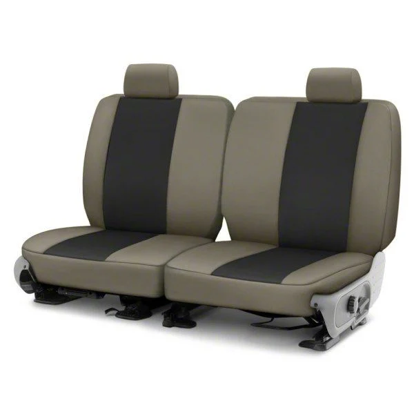 Covercraft Precision Fit Seat Covers Endura Custom Second Row Seat Cover; Black/Charcoal (05-10 Mustang Coupe)