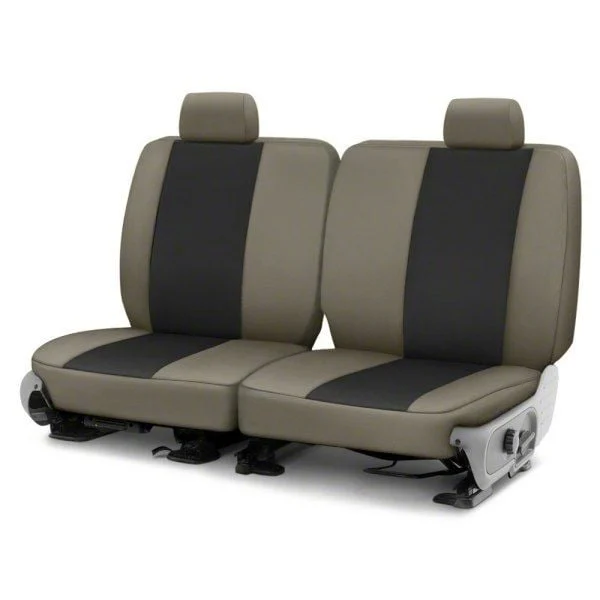 Covercraft Precision Fit Seat Covers Endura Custom Second Row Seat Cover; Black/Charcoal (15-23 Mustang Fastback)