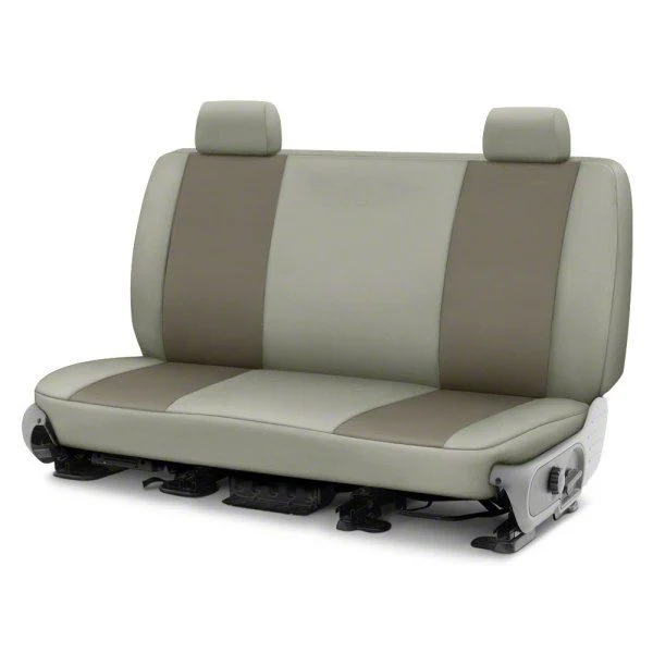 Covercraft Precision Fit Seat Covers Endura Custom Second Row Seat Cover; Charcoal/Silver (15-23 Mustang Convertible)