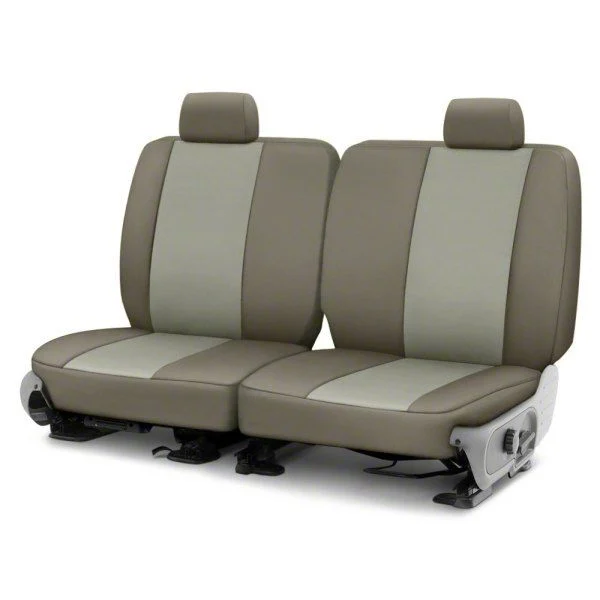 Covercraft Precision Fit Seat Covers Endura Custom Second Row Seat Cover; Silver/Charcoal (11-14 Mustang Coupe)