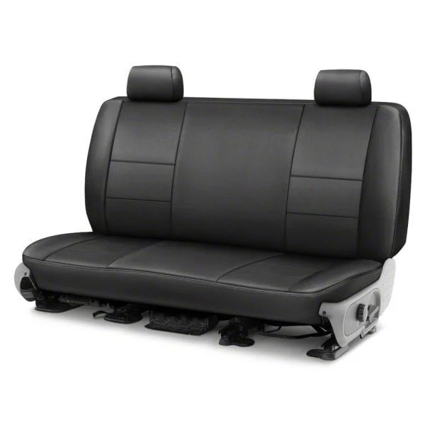 Covercraft Precision Fit Seat Covers Leatherette Custom Second Row Seat Cover; Black (05-10 Mustang Convertible)