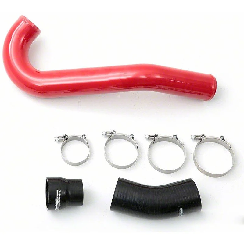 cp-e HotCharge Hot-Side Charge Pipe; Race Red (15-23 Mustang EcoBoost)