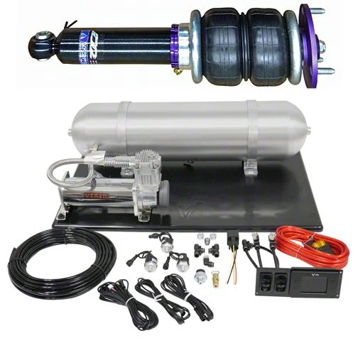D2 Racing Air Struts with VERA Evo Bluetooth Management (07-23 AWD Charger)