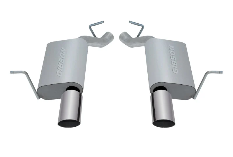 Gibson 11-18 Jeep Grand Cherokee Laredo 3.6L 2.25in Axle-Back Dual Exhaust - Aluminized