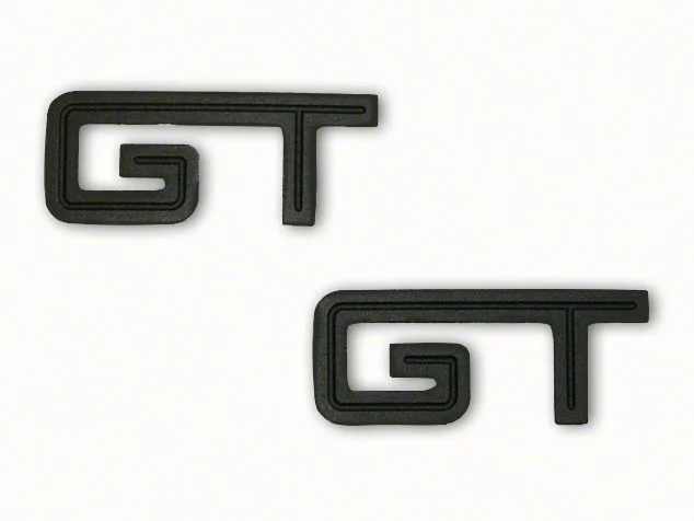 Defenderworx GT Emblem; Matte Black (Universal; Some Adaptation May Be Required)