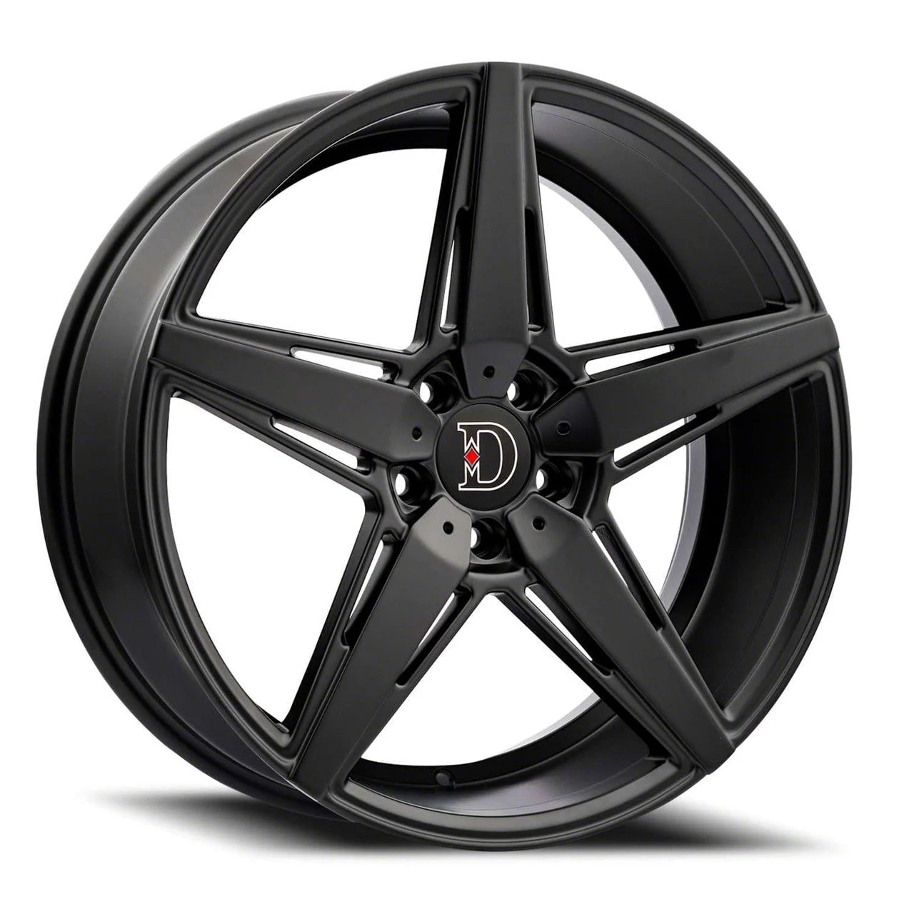 Defy D02 Satin Black Wheel; 20x8.5; 38mm Offset (10-14 Mustang)