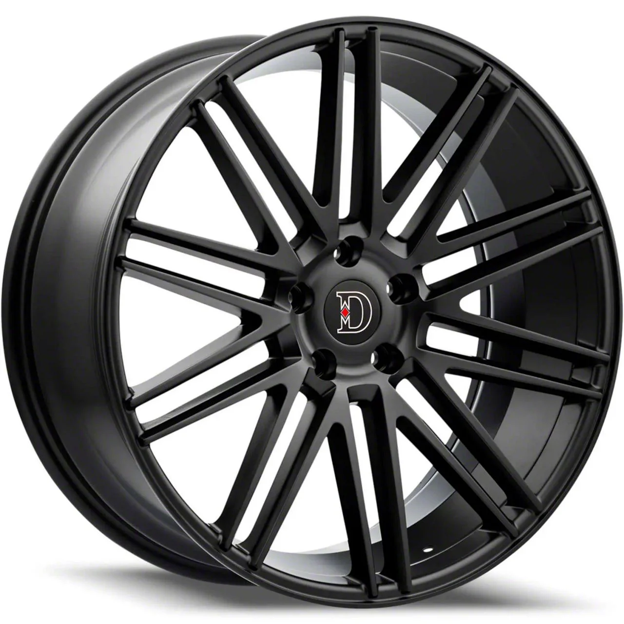Defy D09 Satin Black Wheel; 20x8.5; 38mm Offset (10-14 Mustang)