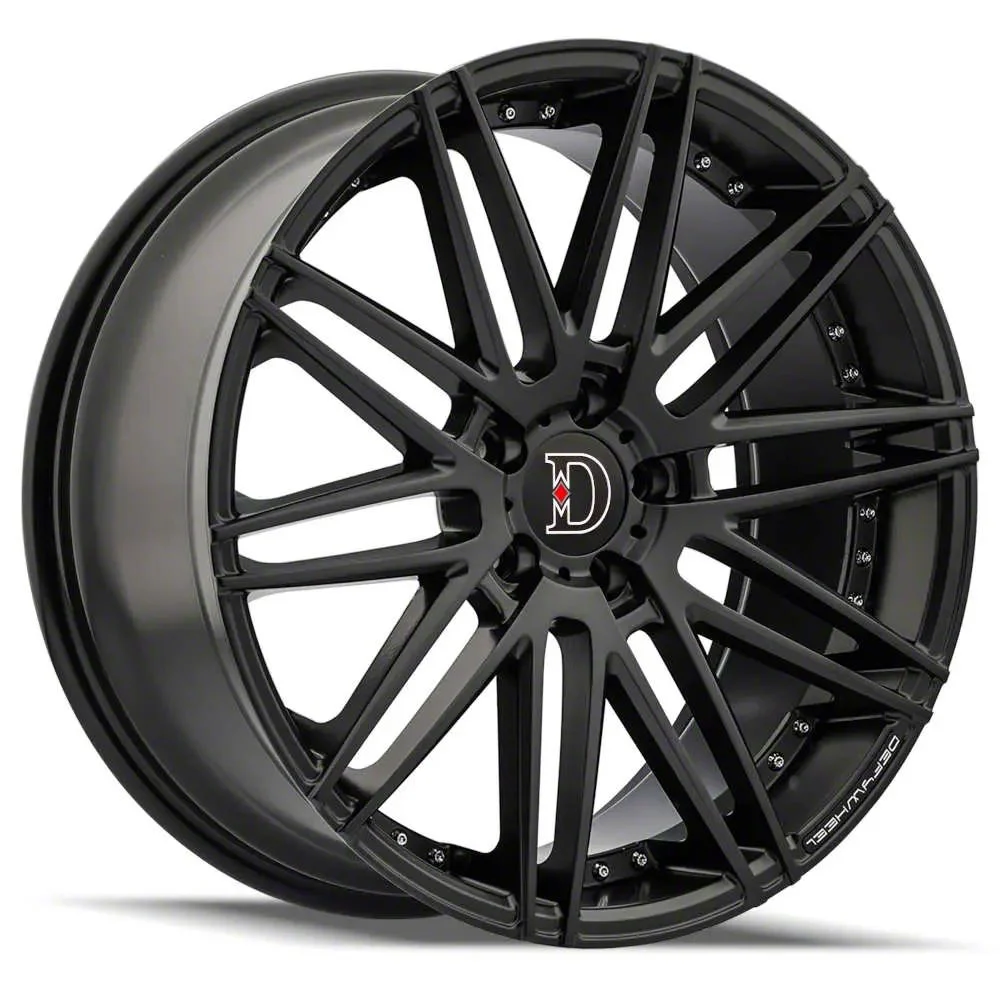 Defy D01 Satin Black Wheel; 20x9; 35mm Offset (16-24 Camaro)