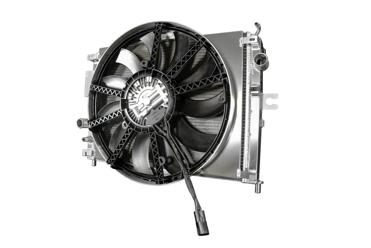 DeWitts HP Series Direct Fit Radiator; Natural Finish (14-19 Corvette C7)